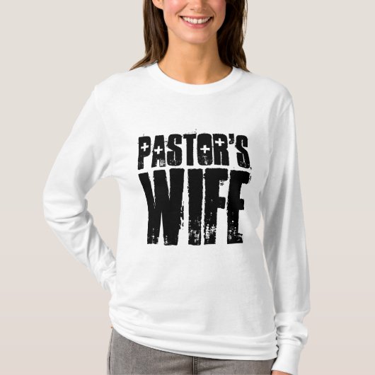 PASTOR'S WIFE T-Shirts (Voorkant)