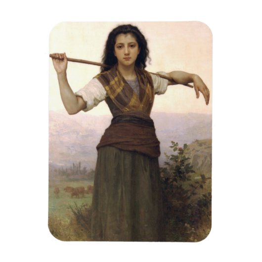 pastourelle beeldende kunst magneet (Verticaal)