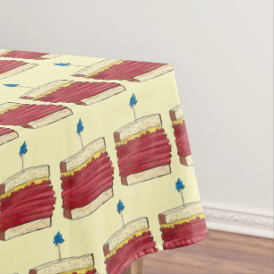 Pastrami op Rye New York Deli Sandwich Shop Tafelkleed