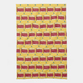 Pastrami op Rye NYC Kosher Joodse Deli Sandwich Theedoek (Verticaal)