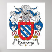 Pastrana Family Crest Poster (Voorkant)