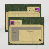 pastries recept card (Voorkant / Achterkant)