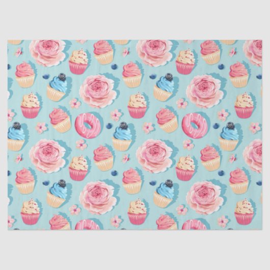 Pastries tissue paper tissuepapier (Voorkant)
