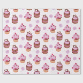 Pastries Wrapping Paper Cadeaupapier (Vlak)