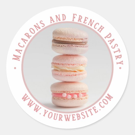 Pastry aangepaste foto sticker (Voorkant)