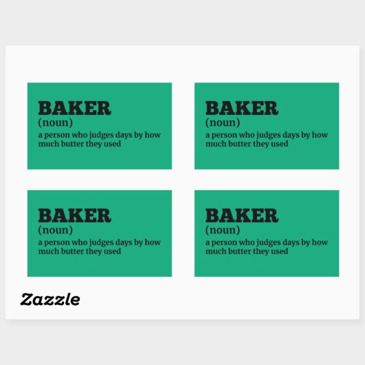 Pastry Artist Funny Definition Sticker (Vel)