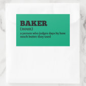 Pastry Artist Funny Definition Sticker (Tas)