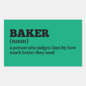 Pastry Artist Funny Definition Sticker (Voorkant)