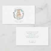 Pastry Bakkerij Chef Baker Elegant Cake Business C Visitekaartje (Voorkant / Achterkant)