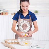 Pastry Cake Bakery Glitter Rose Gold Pink Drips Schort