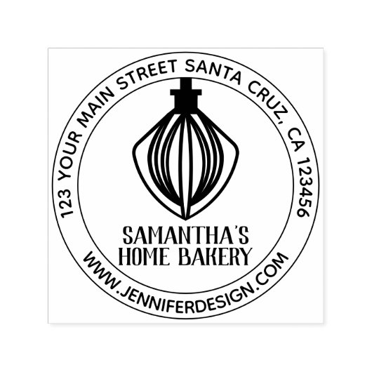 Pastry Cake Mixer Home Bakery Zelfinktende Stempel (Design)