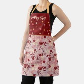 Pastry Chef apron. Winterroos Schort (Insitu)