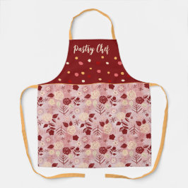 Pastry Chef apron. Winterroos Schort