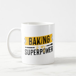 Pastry Chef Baker Baking is mijn Superpower Koffiemok