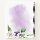 Pastry Chef Baking Utensils Paarse Recepten Notitieboek (Achterkant)