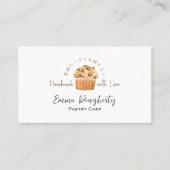 Pastry Chef Bakkerij Cupcake Chocolade Muffin Rust Visitekaartje (Voorkant)