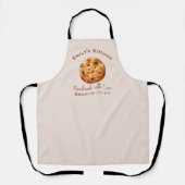 Pastry Chef Cookie Chocolate Chip Waterverf Schort (Voorkant)