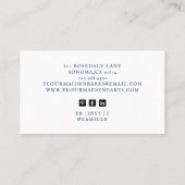 Pastry Chef Dessert Caterer Visitekaartje (Achterkant)