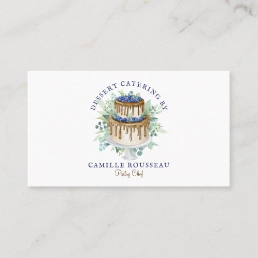 Pastry Chef Dessert Caterer Visitekaartje (Voorkant)
