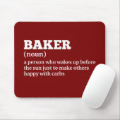 Pastry Chef Funny Definition Muismat (Met muis)