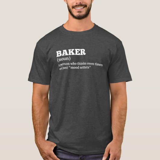 Pastry Chef Funny Definition Shirt (Voorkant)