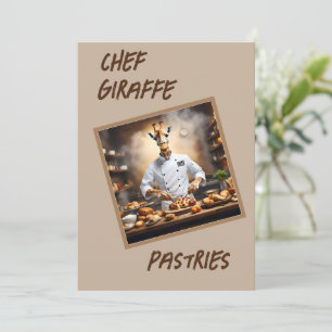 Pastry Chef Giraffe: nieuwe hoogten bereiken, Feestdagenkaart