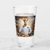 Pastry Chef Giraffe: nieuwe hoogten bereiken, Glas (Achterkant)