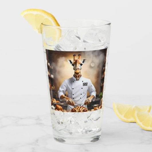 Pastry Chef Giraffe: nieuwe hoogten bereiken, Glas (Voorkant ijs)