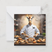 Pastry Chef Giraffe: nieuwe hoogten bereiken, Notitiekaartje (Achterkant)