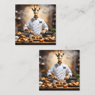Pastry Chef Giraffe: nieuwe hoogten bereiken, Notitiekaartje