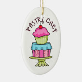 Pastry Chef Keramisch Ornament (Rechts)