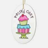 Pastry Chef Keramisch Ornament (Links)
