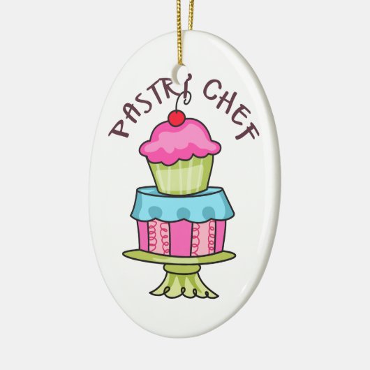 Pastry Chef Keramisch Ornament (Links)