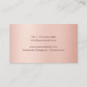 Pastry Chef Knife Catering Roos Gold Driving Visitekaartje (Achterkant)