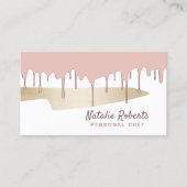 Pastry Chef Knife Catering Roos Gold Driving Visitekaartje (Voorkant)