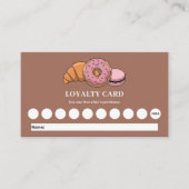 Pastry Chef Loyalty Kaart Visitekaartje (Voorkant)
