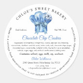 Pastry Chef Pet Cottage Food Law Label (Voorkant)