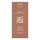 Pastry Chef prijslijst Reclamekaart (Achterkant)