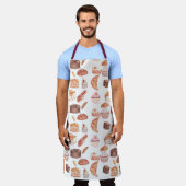 Pastry Chef Schort (Gedragen)