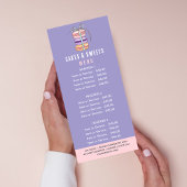 Pastry Chef taarten & snoepjes Macaron prijslijst Menu