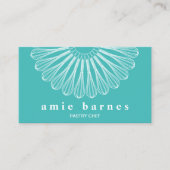 Pastry Chef Whisk Logo Catering Bakery Business C Visitekaartje (Voorkant)