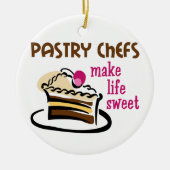 Pastry Chefs Keramisch Ornament (Voorkant)
