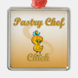 Pastry Chick Metalen Ornament