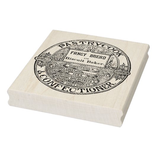 Pastry Cook Wood Art Stempel (Stempel)