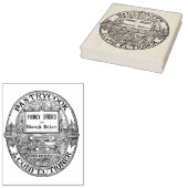 Pastry Cook Wood Art Stempel (Gestempeld)