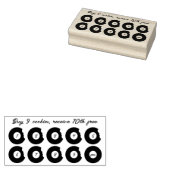 Pastry Cookies Donuts Punch Bakery Loyalty Rubberstempel (Gestempeld)