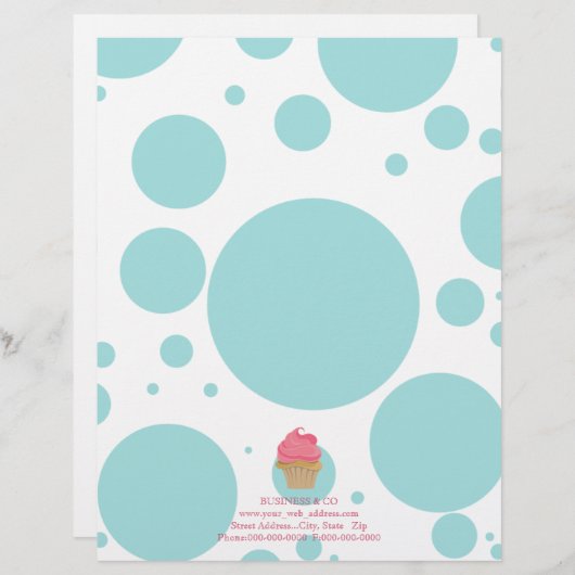 Pastry Designer Letterhead Briefhoofd (Voorkant / Achterkant)