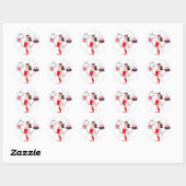 Pastry Diva-stickers Ronde Sticker (Vel)