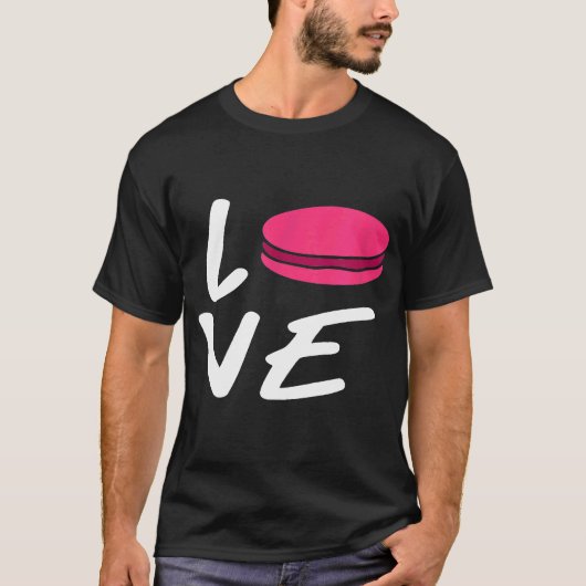Pastry Franse Macaron T-shirt (Voorkant)