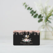 Pastry Hand Tools Glitter Druppels Visitekaartje (Staand voorkant)